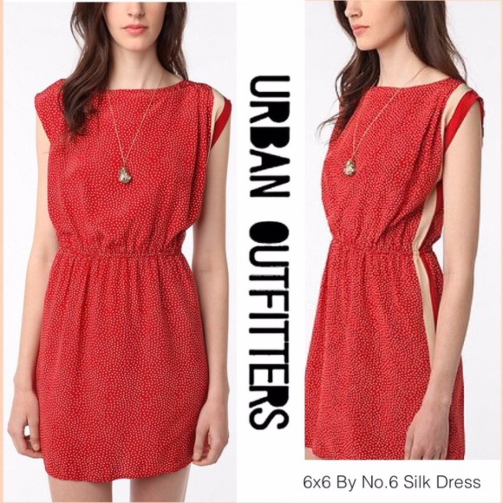 Urban Outfitters 6x6 By No.6 Silk Dress M